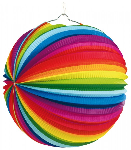 Regenbogen-Rundlampion