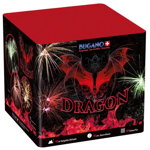 1264 Dragon Batteriefeuerwerk von Bugano