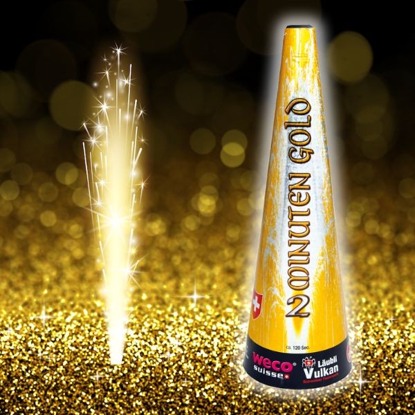 2265-G 2-Minuten Vulkan gold von Läubli