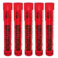 Bengalos, rot | 5er Set Bengalos, rot | 5er Set