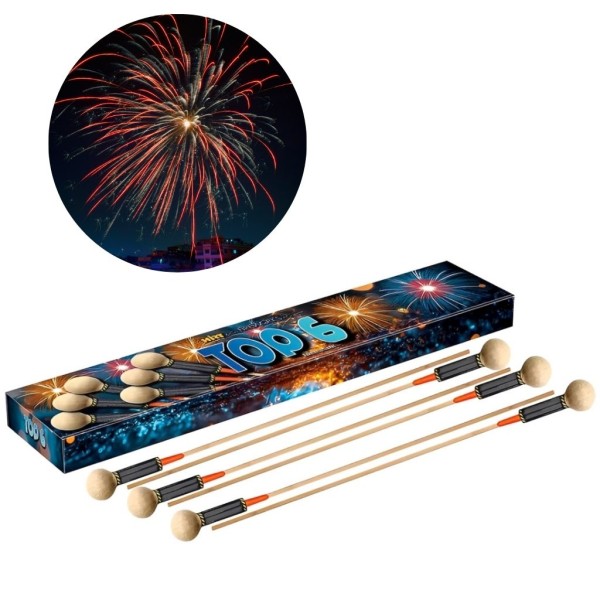 Raketenset Top 6 von Hirt