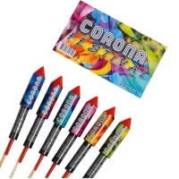 Corona Raketensortiment von Bugano-Feuerwerk Corona Raketensortiment von Bugano-Feuerwerk