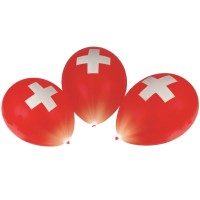 LED Ballone mit Schweizerkreuz LED Ballone mit Schweizerkreuz