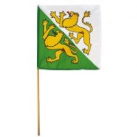 Kantonsfahne an Holzstab Thurgau 30 x 30 cm Kantonsfahne an Holzstab Thurgau 30 x 30 cm