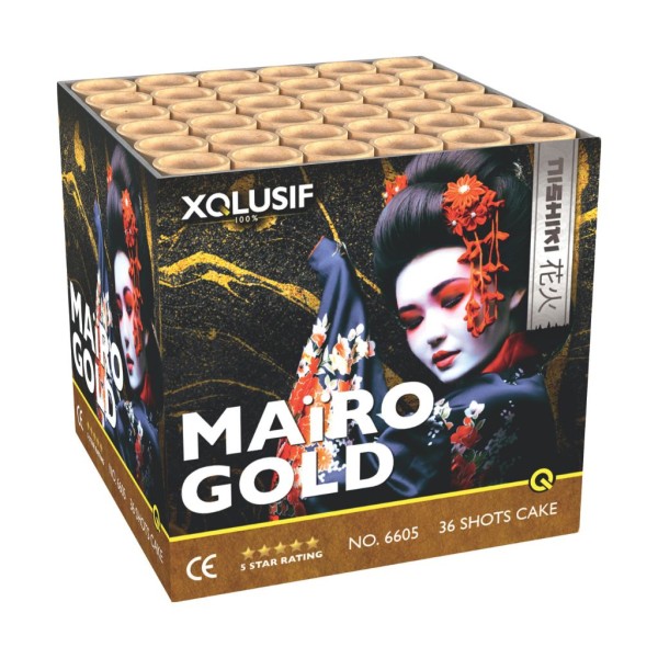 Mairo Gold, 36 Schuss von Lesli Feuerwerk
