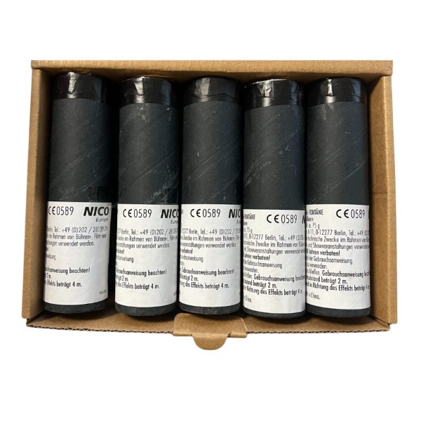 Nico Bühnenfontänen Silber 60 Sekunden