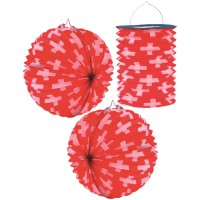 Lampion Set Schweiz Lampion Set Schweiz