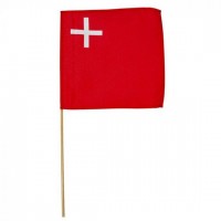 Kantonsfahne an Holzstab Schwyz 30 x 30 cm Kantonsfahne an Holzstab Schwyz 30 x 30 cm