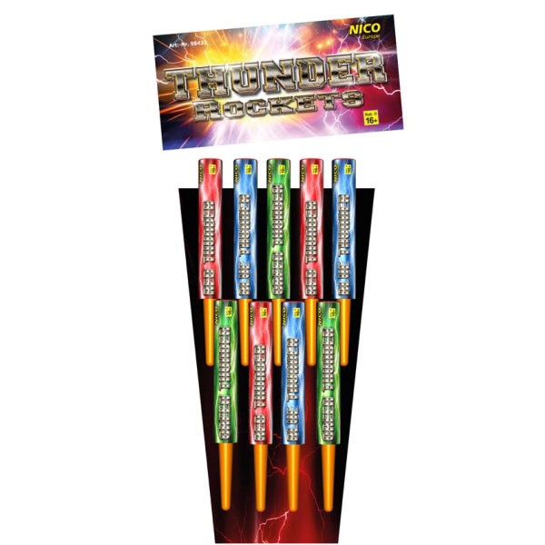 Thunder Rockets Raketensortiment von Nico