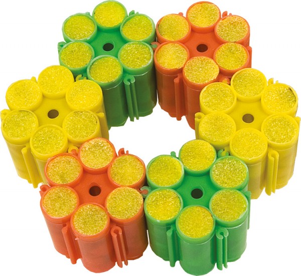 6 Trommeln für Konfettipistole