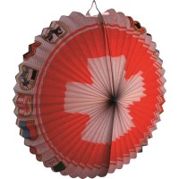 Rad Lampion Schweiz mit Kantonen Rad Lampion Schweiz mit Kantonen