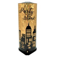 Tischbombe Maxi Party Time Gold Hologramm Tischbombe Maxi Party Time Gold Hologramm