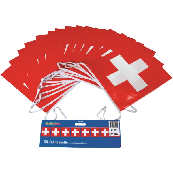 Schweizer-Fahnenkette