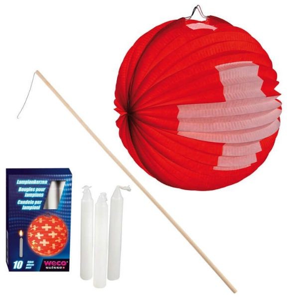 Set de lampions «Ballon Suisse»