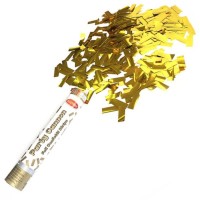Konfettikanone Goldflitter 30 cm Konfettikanone Goldflitter 30 cm