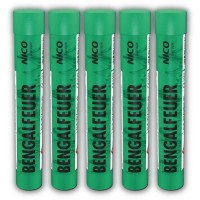 Bengalos, grün 5er Set Bengalos, grün 5er Set