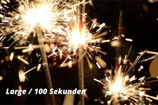 Wunderkerze Large 100 Sekunden - 10 Stück