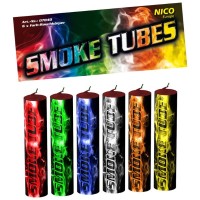 Smoke Tubes, versch. Farben, 6er Pack Smoke Tubes, versch. Farben, 6er Pack