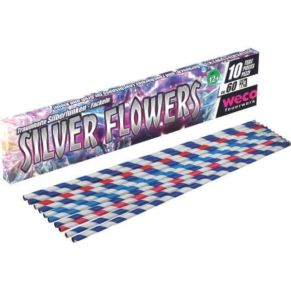 Silver Flowers 10 Stk. von Weco