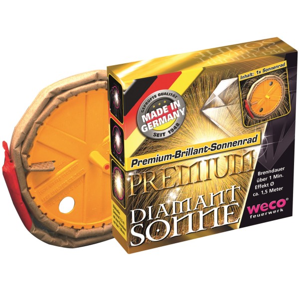 Premium Diamantsonne - Feuerwerk Sonne