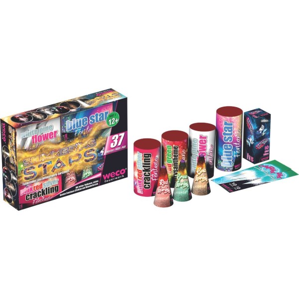 Shimmering Stars - Leuchtfeuerwerk