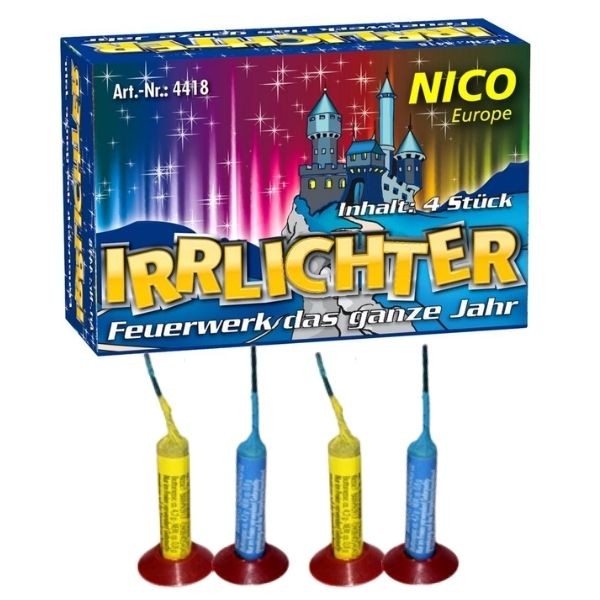 Irrlichter Fontäne, 4er Schachtel