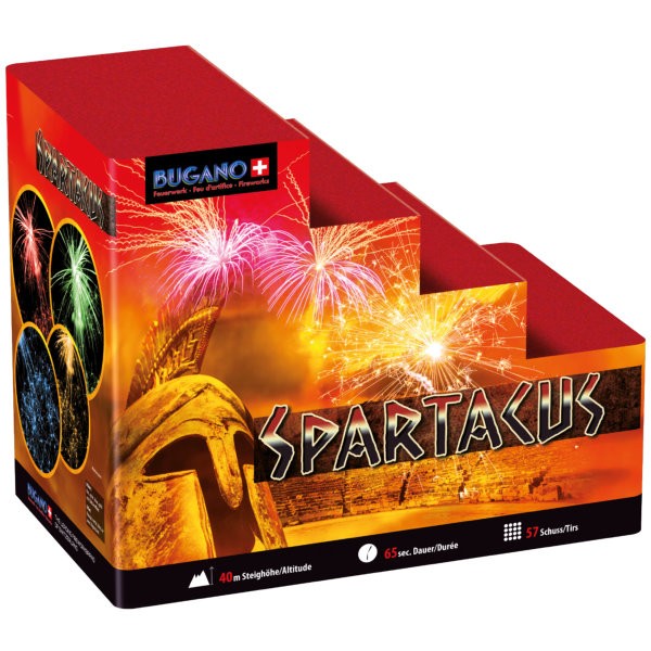 Spartacus Feuerwerksbatterie von Bugano 1270