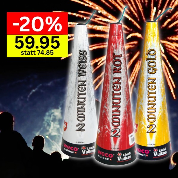 Volcan 2 minutes - set de 3