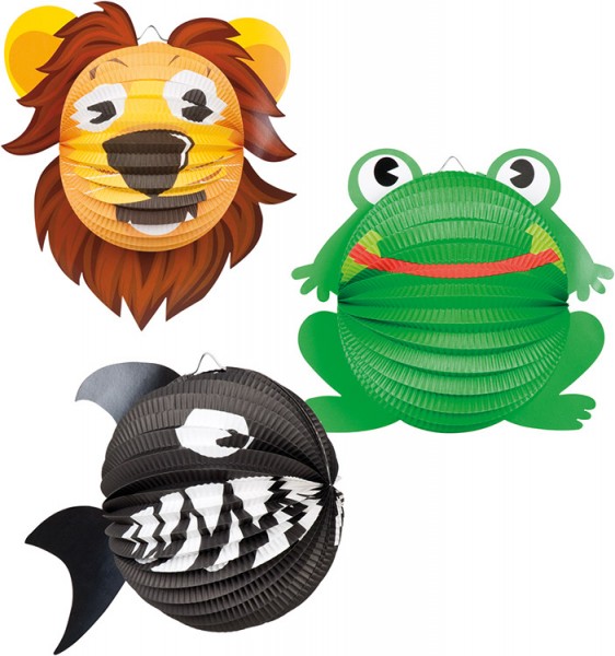 Lampion Löwe, Hai, Frosch