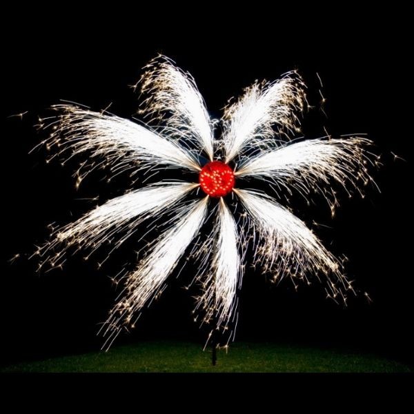 Feux d'artifice coeur